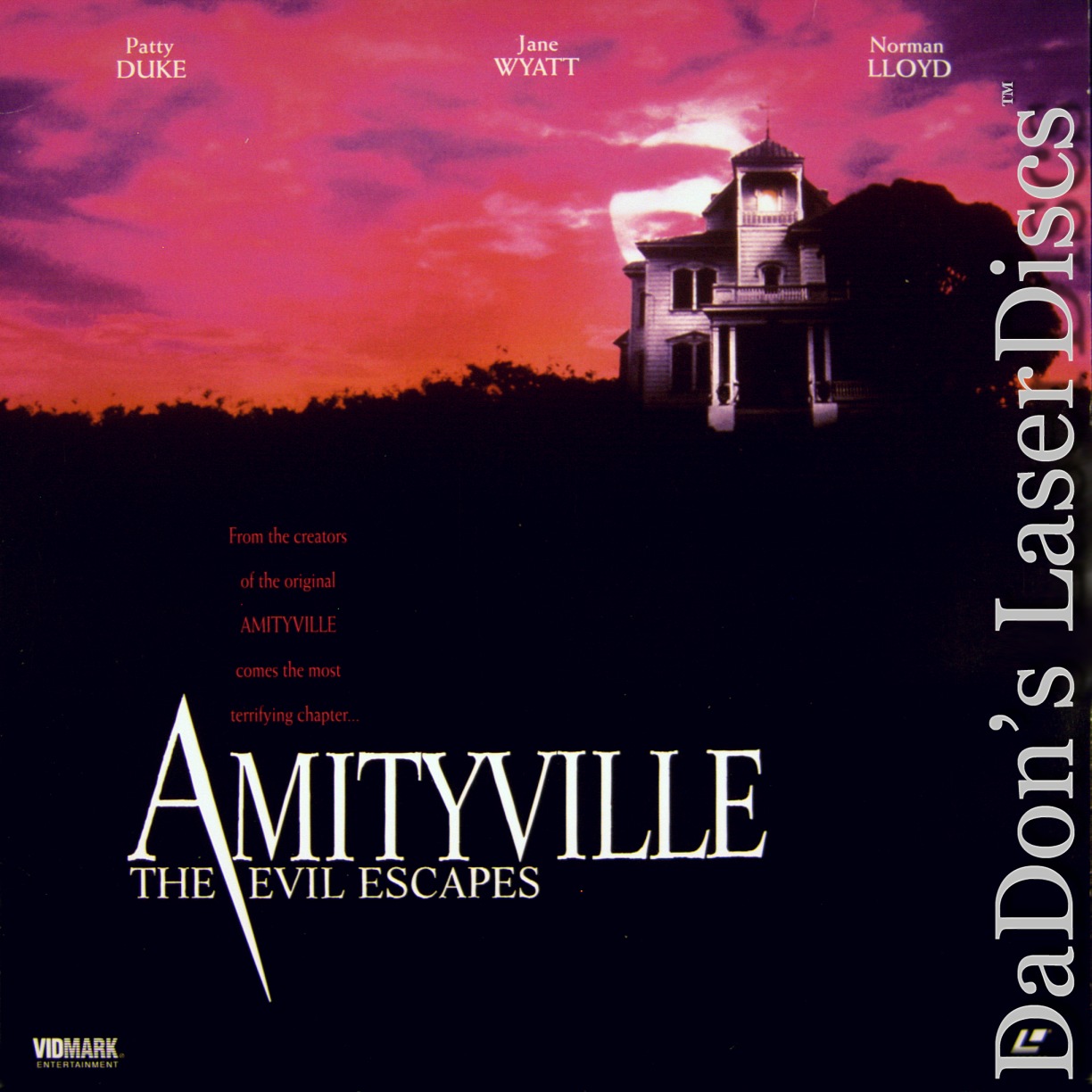 Amigo por correspondencia Proponer mimar Amityville 4 The Evil Escapes LaserDisc, Rare LaserDiscs, Clearance Items