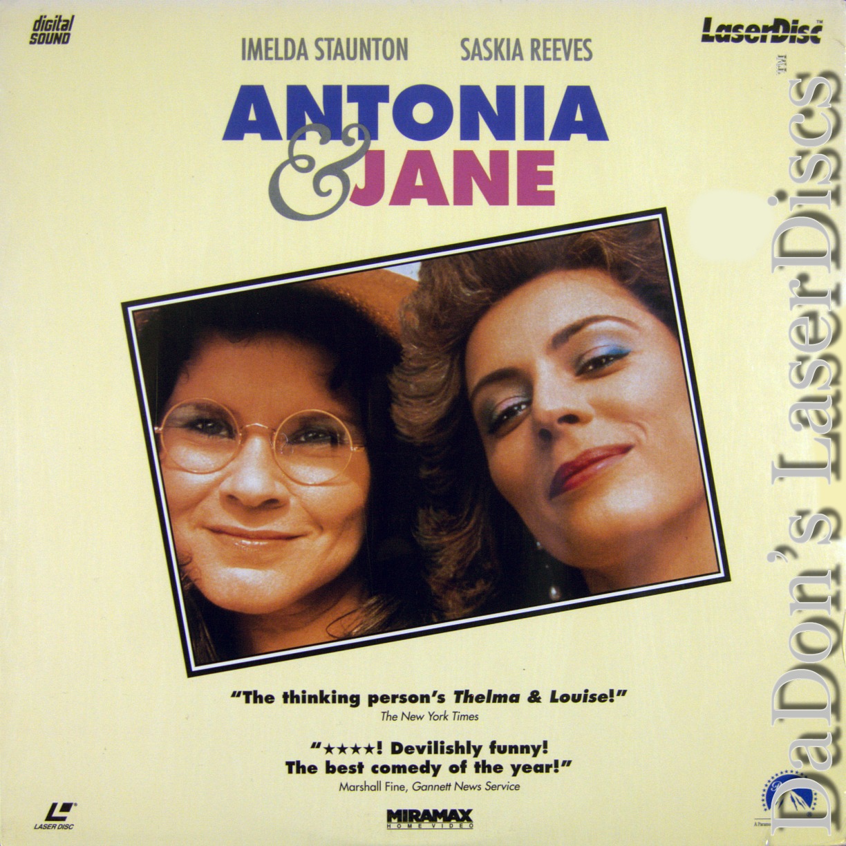 Antonia and Jane LaserDisc, Rare LaserDiscs, Not-on-DVD