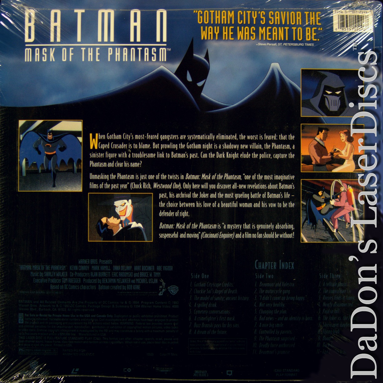 Batman Mask of the Phantasm LaserDisc, Rare Widescreen