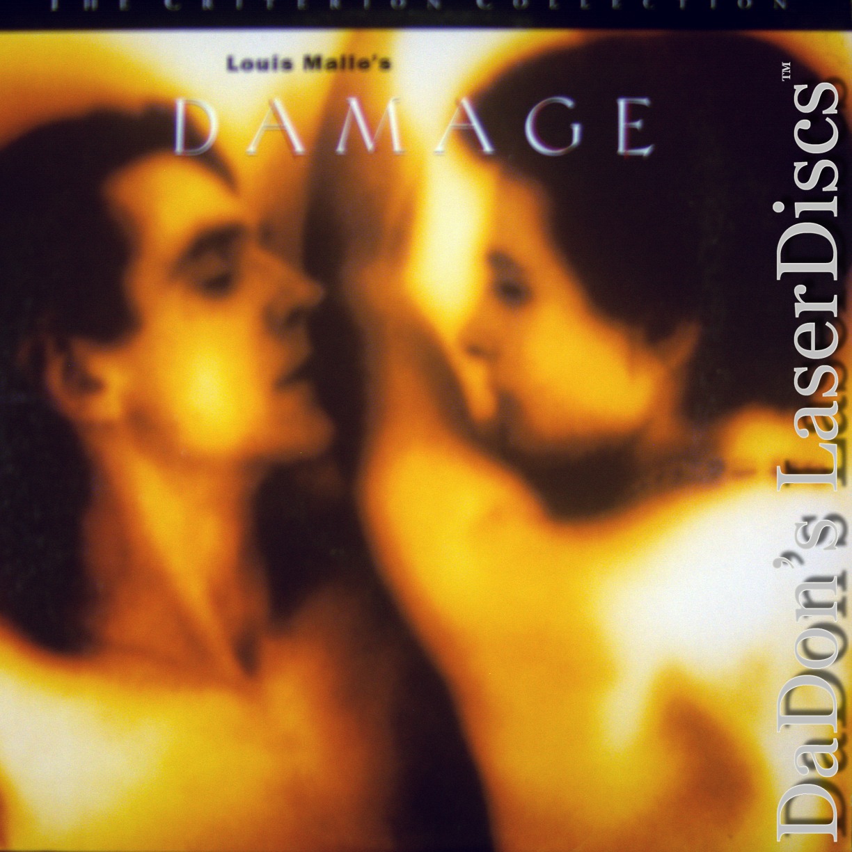 DAMAGE 1992 LD BLU-RAY Laserdisc CRITERION Louis Malle commentary RARE  Binoche