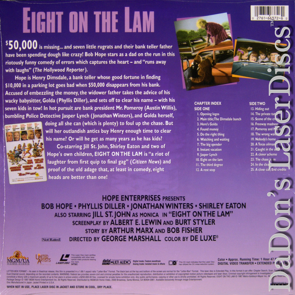 Eight on the Lam LaserDisc Rare LaserDiscs Not on DVD