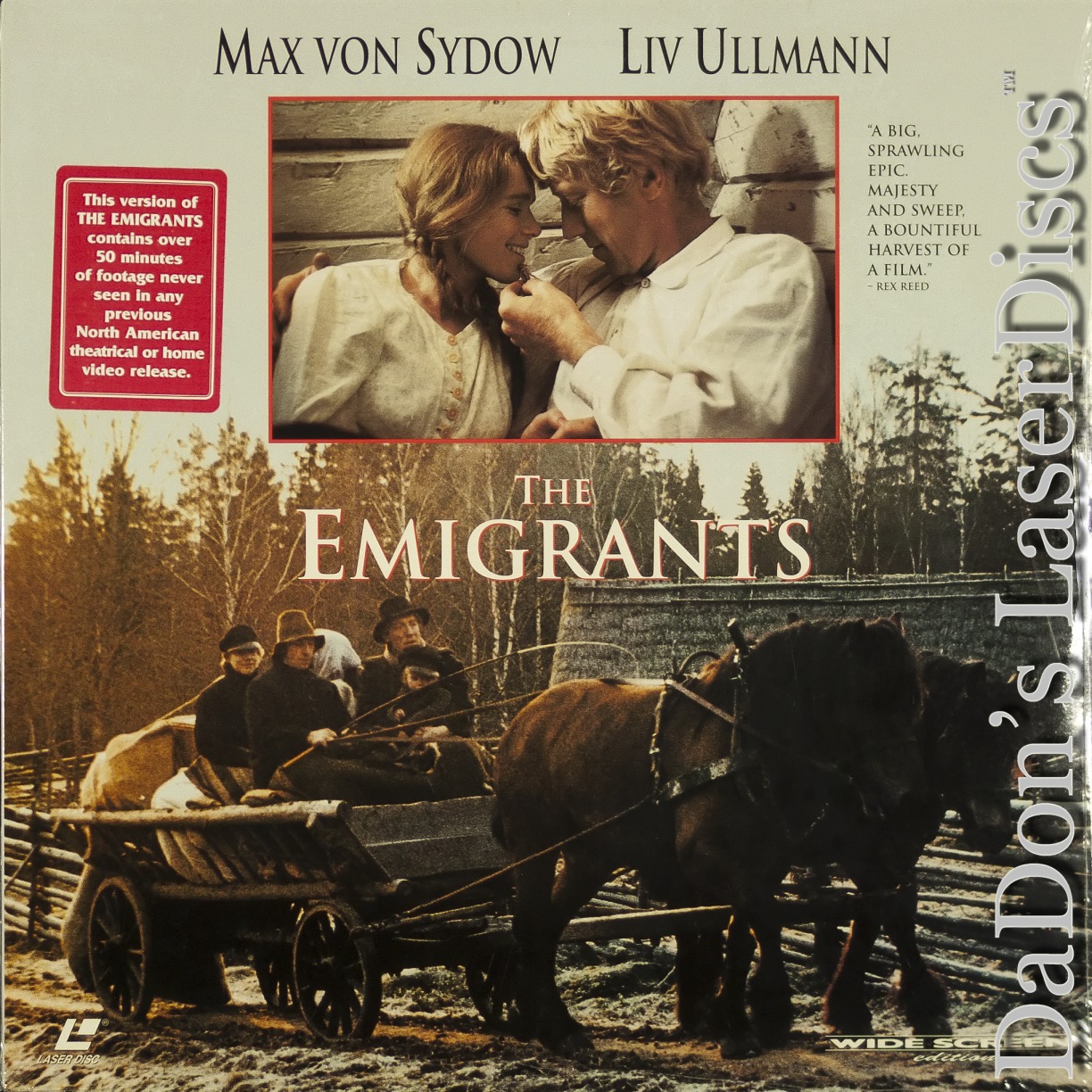 The Emigrants LaserDisc Rare LaserDiscs Not on DVD