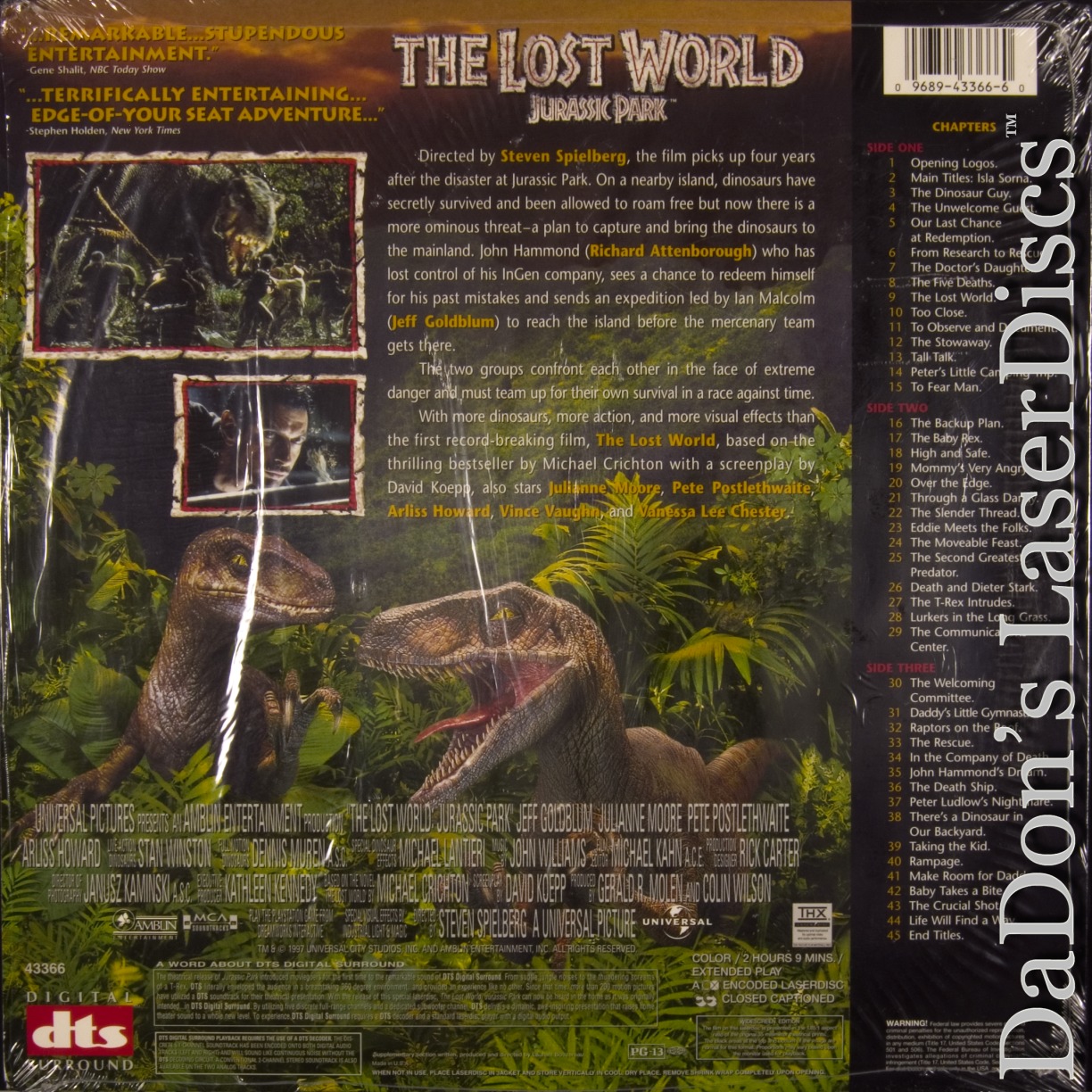 Game Classification : The Lost World: Jurassic Park (1997)