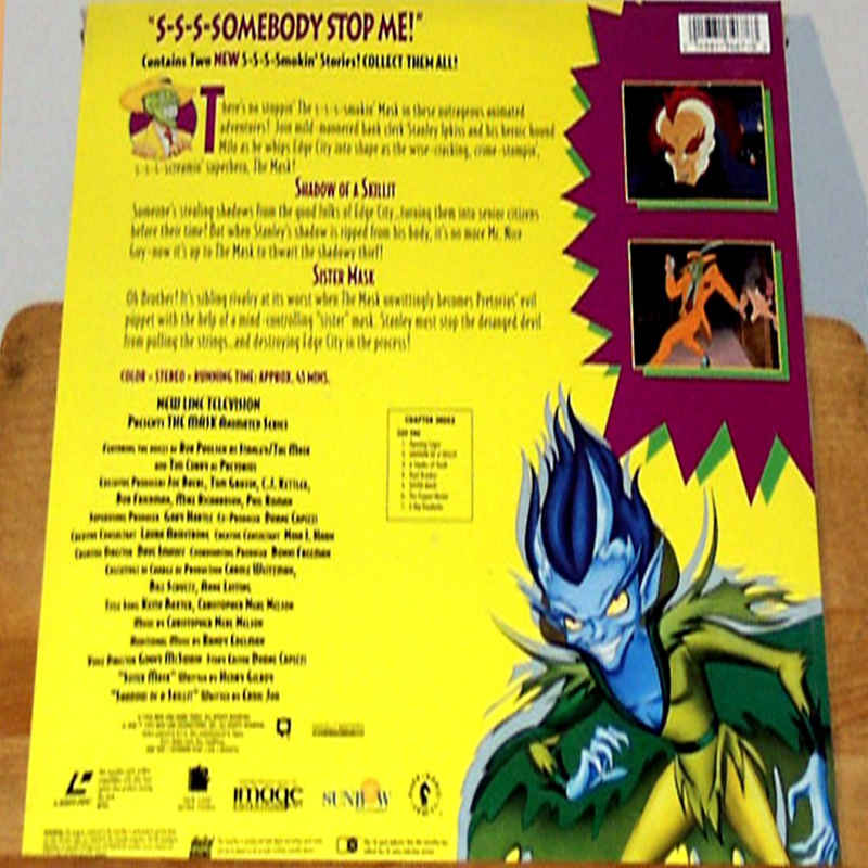 Mask The Animated Series #3 LaserDisc, Rare LaserDiscs, Full Screen