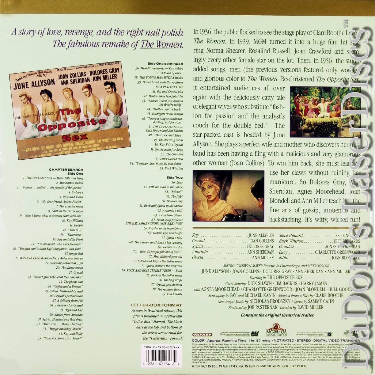 The Opposite Sex LaserDisc, Rare LaserDiscs, Not-on-DVD