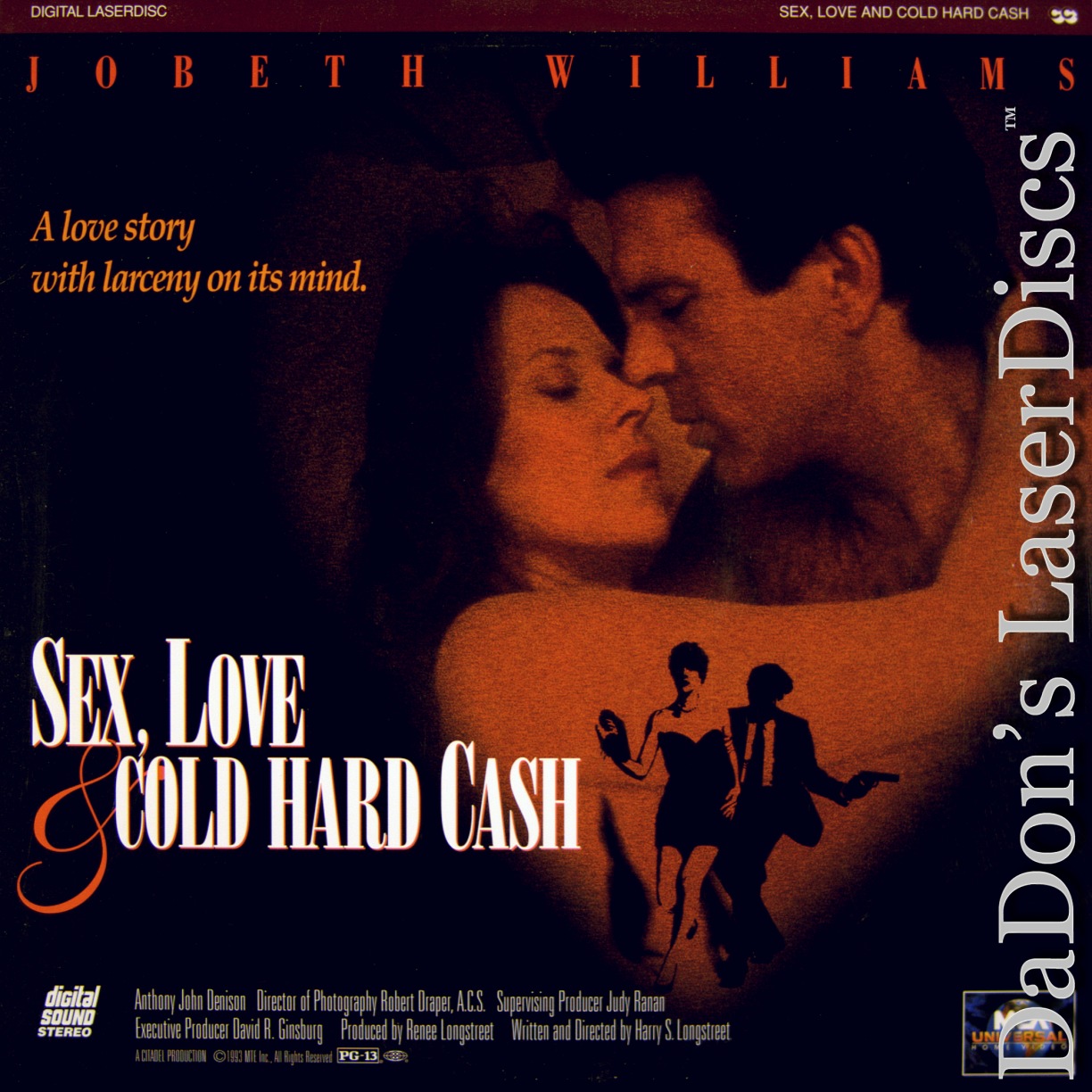 Sex Love And Cold Hard Cash Laserdisc Rare Laserdiscs Not On Dvd 
