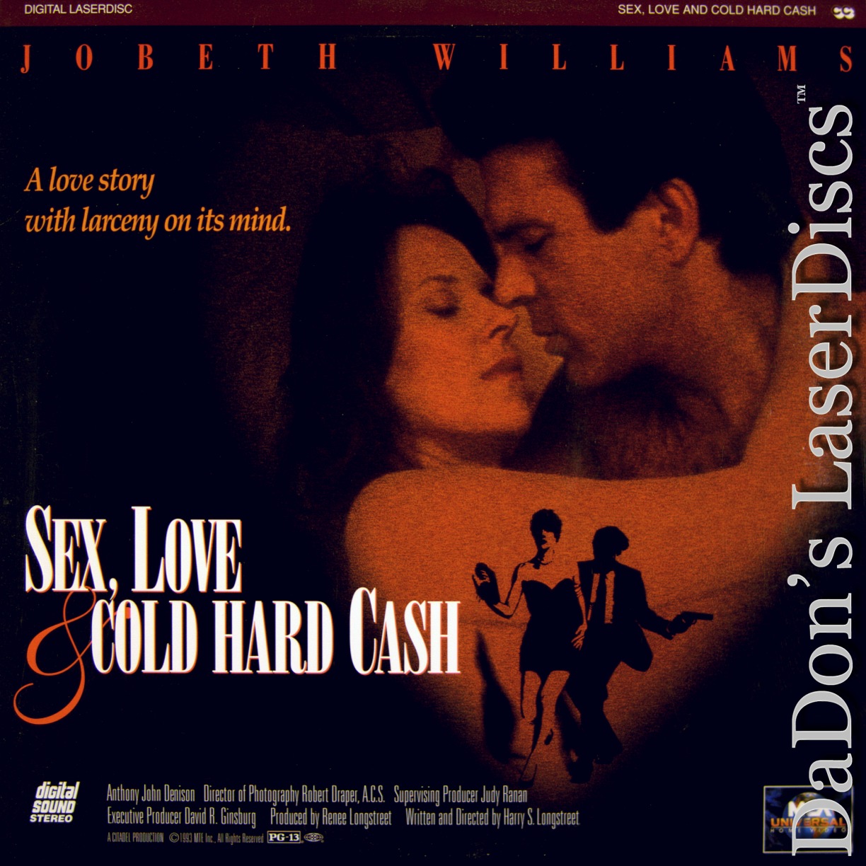 Sex, Love and Cold Hard Cash LaserDisc, Rare LaserDiscs, Not-on-DVD