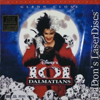 101 Dalmatians Disney AC-3 THX WS Rare LaserDisc Close Family