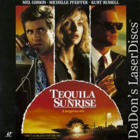 Tequila Sunrise Rare LaserDisc Pfeiffer Gibson Thriller