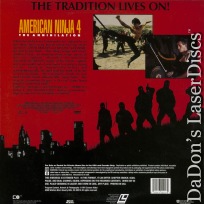 American Ninja 4 The Annihilation Rare LaserDisc Dudikoff Action