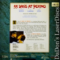 55 Days at Peking AC-3 WS Rare LaserDisc Heston Action