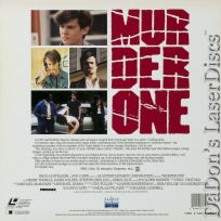 Murder One Dolby Surround LaserDisc Rare Wilder Thomas Thriller *CLEARANCE*