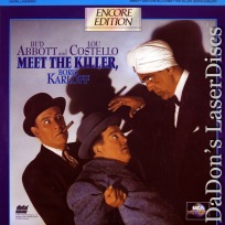 Abbott and Costello Meet The Killer Encore LaserDisc Comedy