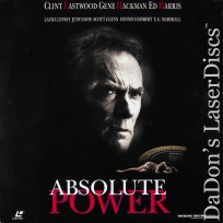 Absolute Power AC-3 WS Rare LaserDisc Eastwood Hackman Harris Thriller