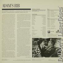 Adam\'s Rib Criterion #47 Rare NEW LaserDisc Hepburn Tracy