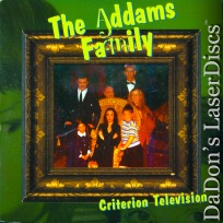 The Addams Family Criterion Television Rare LaserDisc