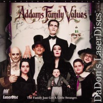 Addams Family Values NEW WS Rare LaserDisc Comedy