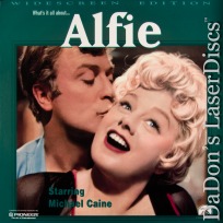 Alfie 1966 WS Rare Unrated NEW LaserDisc Caine Winters Comedy