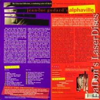 Alphaville WS Criterion #274 Rare LaserDisc Sci-Fi