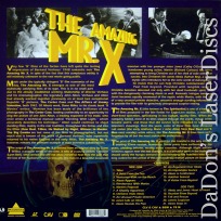 The Amazing Mr. X Rare NEW LaserDisc Bey Beri Thriller