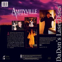 Amityville 4 The Evil Escapes Rare LaserDisc Duke Wyatt Demons Horror *CLEARANCE*