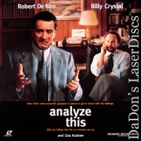 Analyze This AC-3 WS Rare LaserDisc De Niro Crystal Mafia Comedy