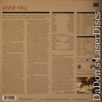 Annie Hall Widescreen #93 Criterion LaserDisc Rare Allen Keaton Comedy
