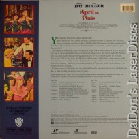 April in Paris Rare LaserDisc Day Bolger Musical