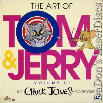 The Art of Tom & Jerry Vol 3 Rare Box Cartoon LaserDisc
