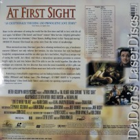 At First Sight 1999 AC-3 WS Rare LaserDisc Kilmer Sorvino Drama