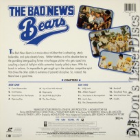 The Bad News Bears RM WS NEW LaserDisc Matthau O\'Neal Comedy