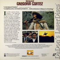 The Ballad of Gregorio Cortez NEW Rare LaserDisc Olmos Drama