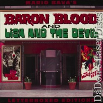 Baron Blood / Lisa and the Devil Elite WS Rare LaserDisc LD Horror *CLEARANCE*