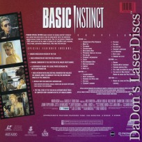 Basic Instinct UNCUT Widescreen PSE Pioneer Special Edition LaserDisc Thriller