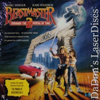 Beastmaster 2 Through the Portal of Time Rare LaserDisc Barbarian Warrior Sci-Fi