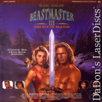 Beastmaster 3 The Eye of Braxus Rare LaserDisc Barbarian Warrior Sci-Fi