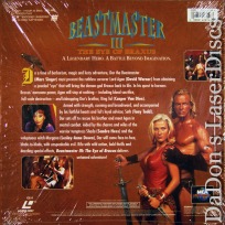 Beastmaster 3 The Eye of Braxus Rare LaserDisc Barbarian Warrior Sci-Fi