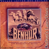 Ben-Hur DSS CAV WS Rare LaserDisc 35th Annual Boxset Heston