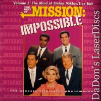 Best of Mission Impossible V5 Mind Stefan Miklos NEW LaserDisc Spy TV Show