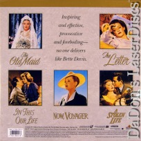 The Bette Davis Collection Rare NEW LaserDiscs Box Drama