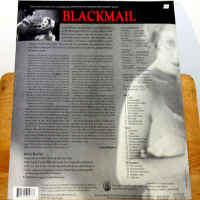 Blackmail 1929 Criterion #154 Rare LaserDisc Hitchcock