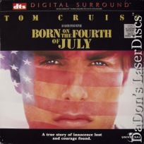 Born on the Fourth of July DTS WS NEW LaserDisc Cruise War Drama