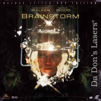 Brainstorm AC-3 WS LaserDisc Rare LD Wood Walken Sci-Fi