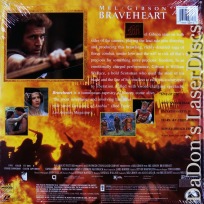Braveheart AC-3 THX WS Rare LaserDisc NEW LD Gibson Adventure