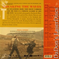 Breaking the Waves Widescreen Rare Criterion #343 LaserDisc Drama