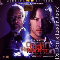 Chain Reaction AC-3 WS Rare LaserDisc Reeves Freeman Thriller
