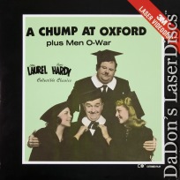 A Chump at Oxford / Men O\' War Rare LaserDisc Laurel Hardy Comedy