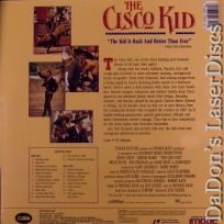 The Cisco Kid LaserDisc Rare NEW LD Smits Marin Western