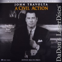 A Civil Action AC-3 WS Rare LaserDisc Travolta Duvall Drama