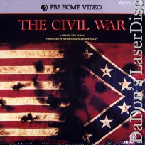 The Civil War Rare LaserDisc Box Ken Burns 621 Min Documentary War History